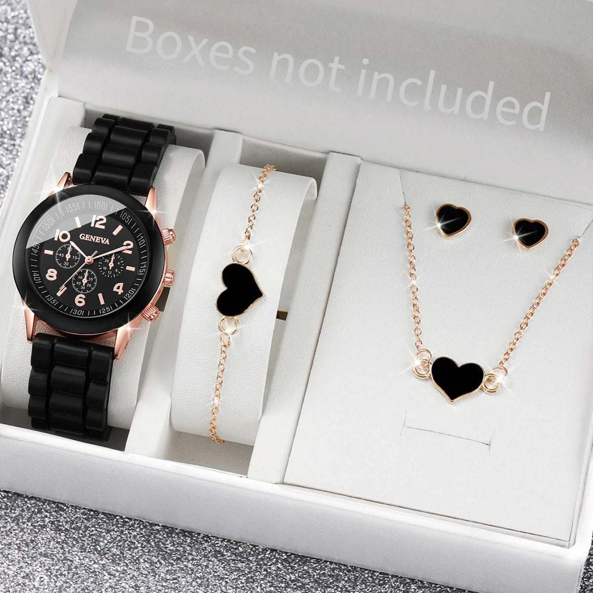Casual Chic Watch & Jewelry Stack