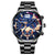 Fashion Men's Watches: Stainless Steel Band Analog Quartz Wristwatch