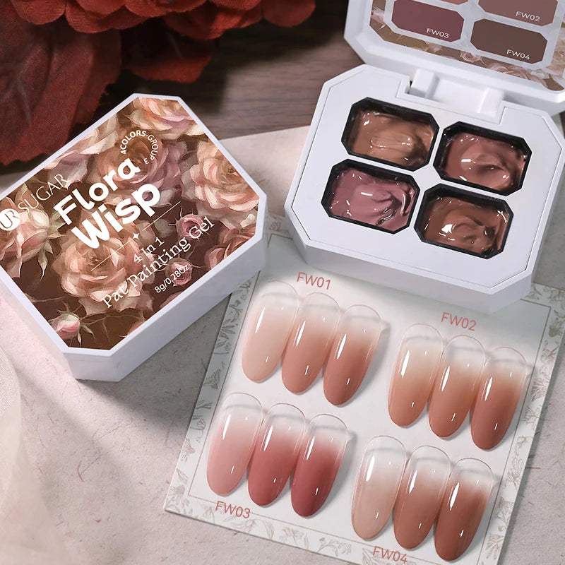 UR SUGAR 9-Color Pat Painting Gel Palette