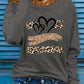 Women’s Cotton Printed Long‑Sleeve Top