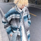 Y2K Striped Knit Cardigan