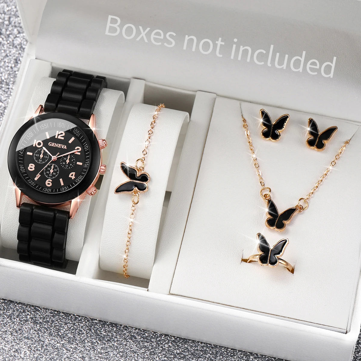 Casual Chic Watch & Jewelry Stack