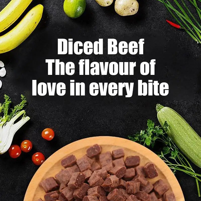 Dog Snacks Beef Particles Appetising Digesting