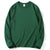 Women Leisure Cotton Long‑Sleeve Round‑Neck Top