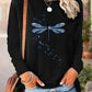 Women’s Cotton Printed Long‑Sleeve Top