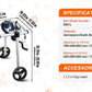 SucceBuy 2 Wheels Dog Wheelchair for Back Legs Pet Wheelchair Dog Cart/Wheelchair for Disabled Paralysis Hind Limb Weak Pet