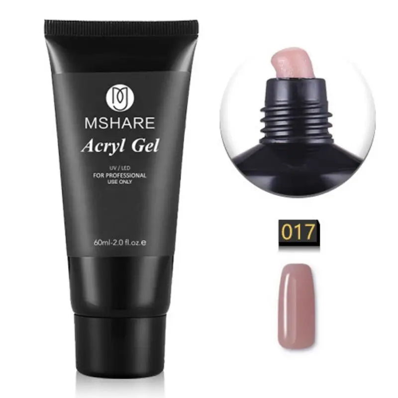 MSHARE 60g Hema-Free TPO Poly Nail Extension Gel