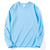 Women Leisure Cotton Long‑Sleeve Round‑Neck Top