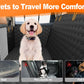 Waterproof Pet Travel Accessories Foldable Dog Car Seat  Car Pet Seat Safety Hammock Trunk Mat Car Rear Back Seat Protector