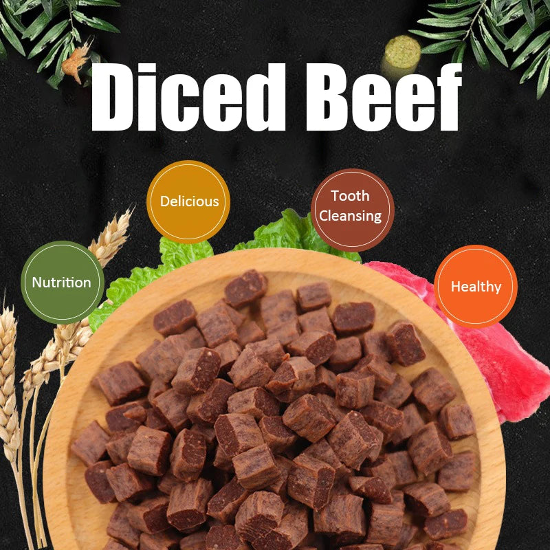 Dog Snacks Beef Particles Appetising Digesting