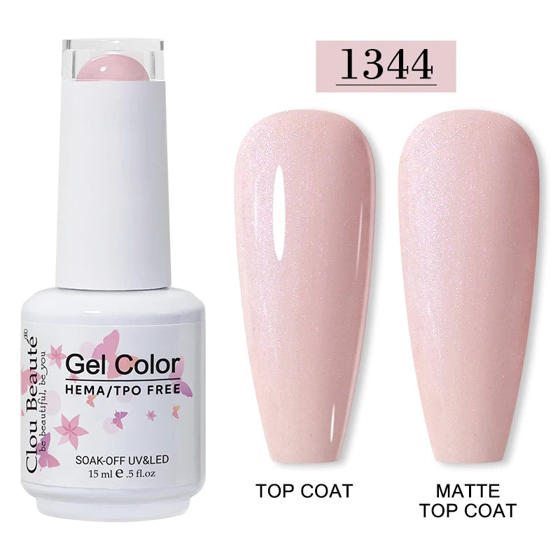 Clou Beaute 15ml HEMA/TPO-Free UV Gel Polish (Classic Red Collection)