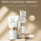 3pcs/set LAIKOU Vitamin C 24K Golden Sakura Skin Care Sets Face Cream Serum Eye Cream Moisturizing Anti Wrinkles Face Care Kit