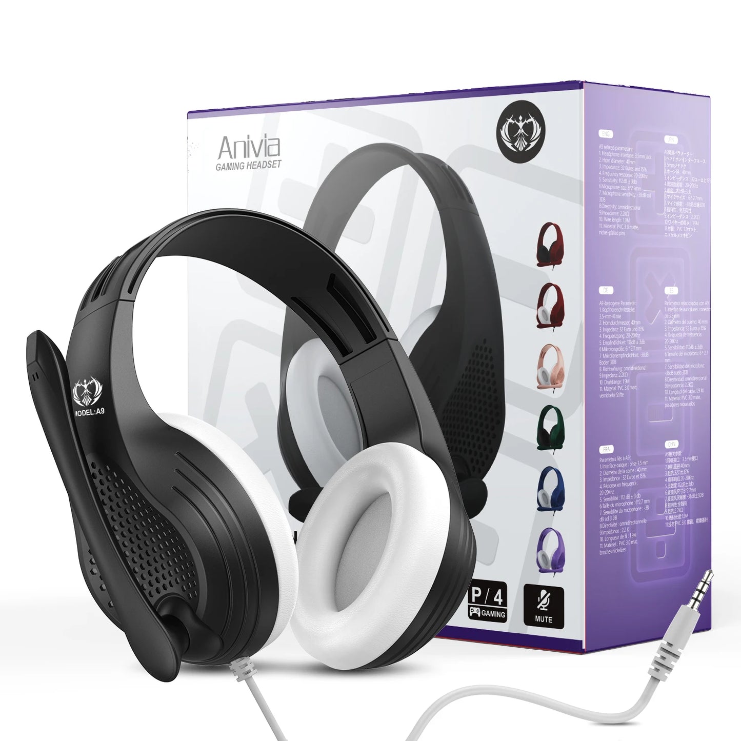 3.5mm Wired Over-Ear Headphones