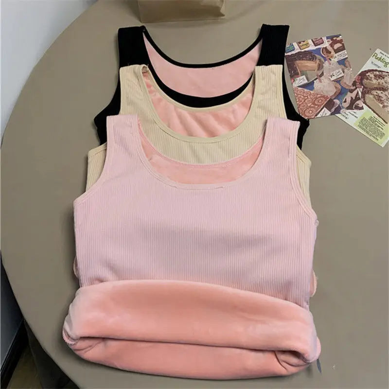 Winter Warm Velvet Thermal Vest
