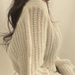 Women’s Loose Vintage Harajuku Lantern Sleeve Sweater