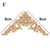 Decorative Wood Appliques and Onlays Natural
