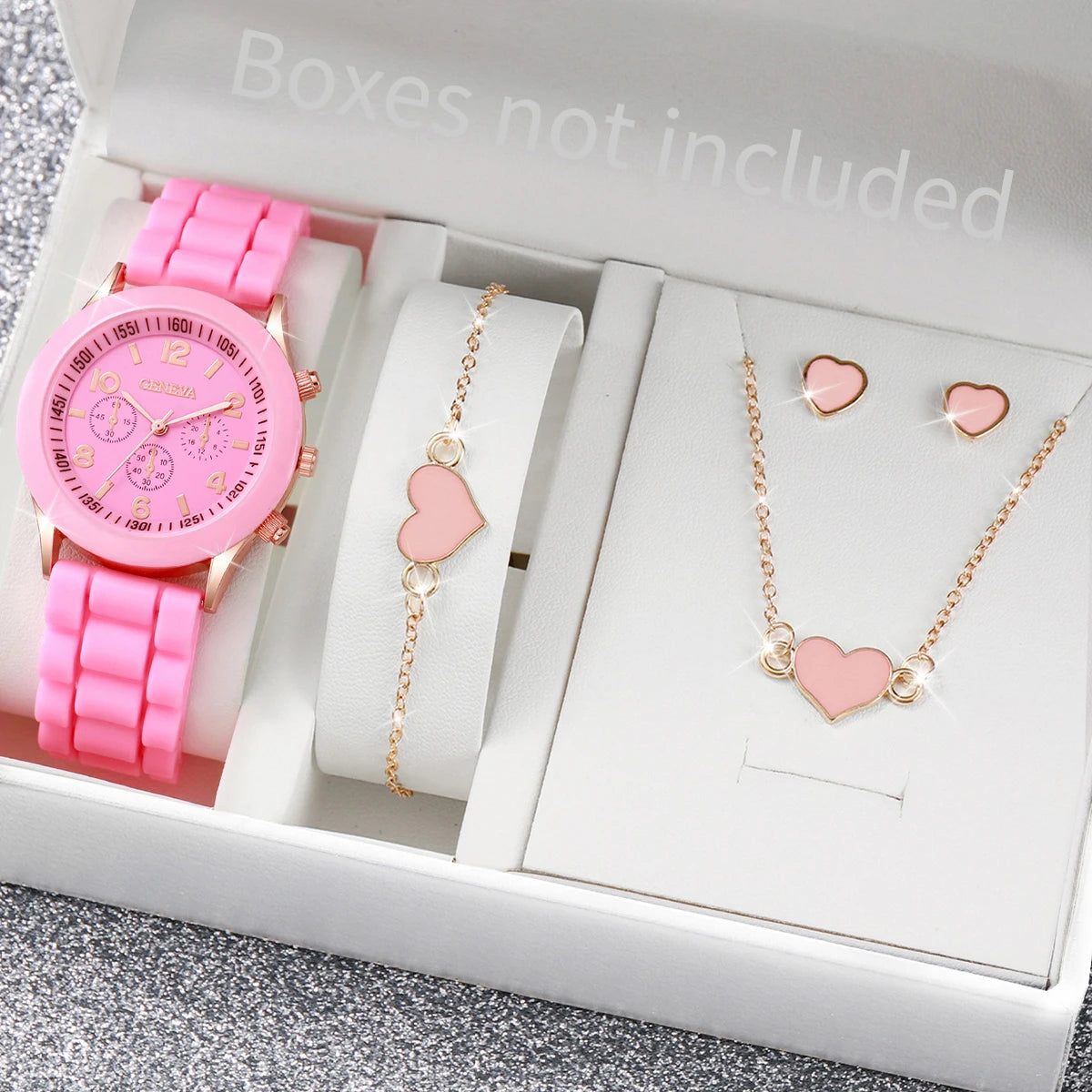 Casual Chic Watch & Jewelry Stack