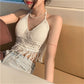 Boho Fringe Halter Crop Top