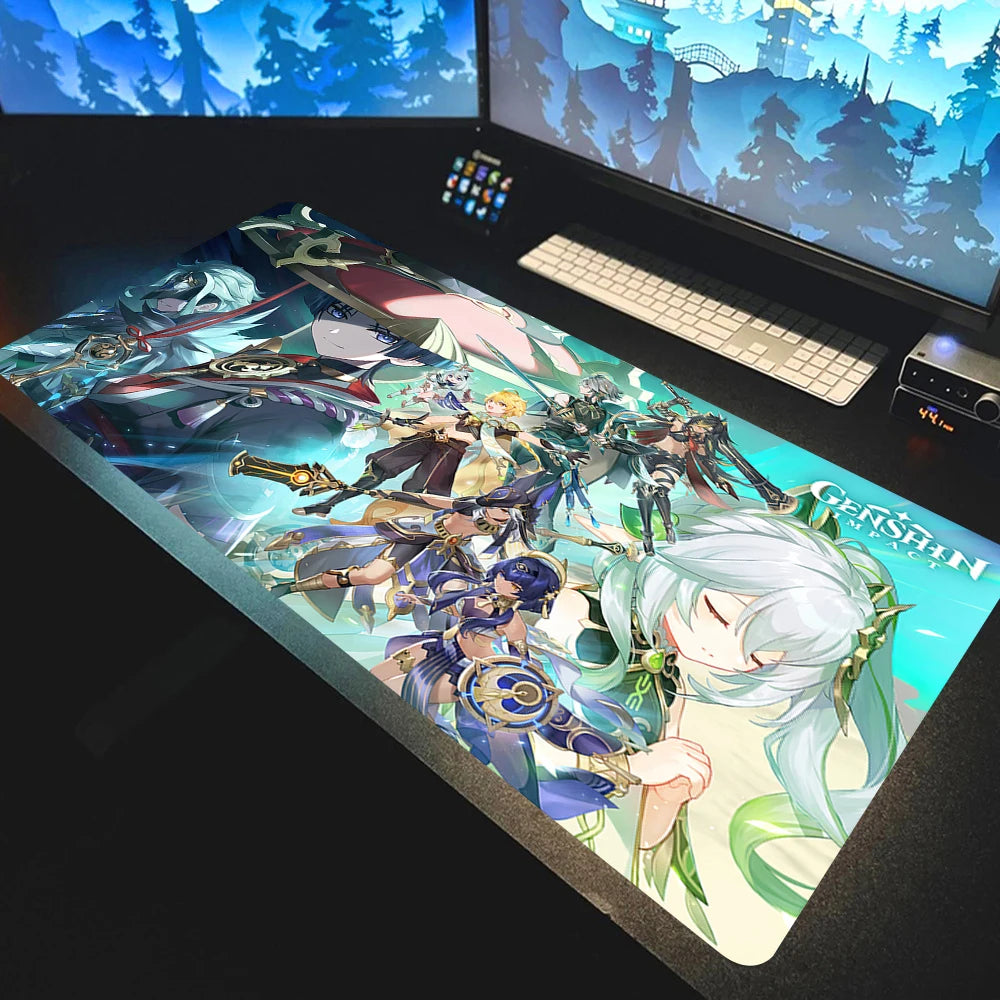 Genshin Impact Anime Mouse Pad - XXL Gaming Mat