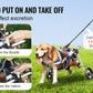 SucceBuy 2 Wheels Dog Wheelchair for Back Legs Pet Wheelchair Dog Cart/Wheelchair for Disabled Paralysis Hind Limb Weak Pet